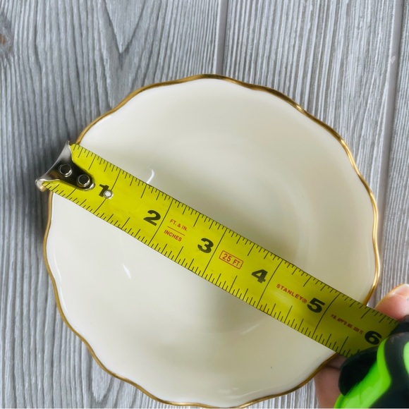 Rare Vintage Lenox Porcelain Elephant Figurines white gold figurine & bowl dish - Picture 8 of 16